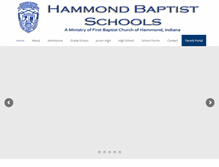 Tablet Screenshot of hbaptist.com